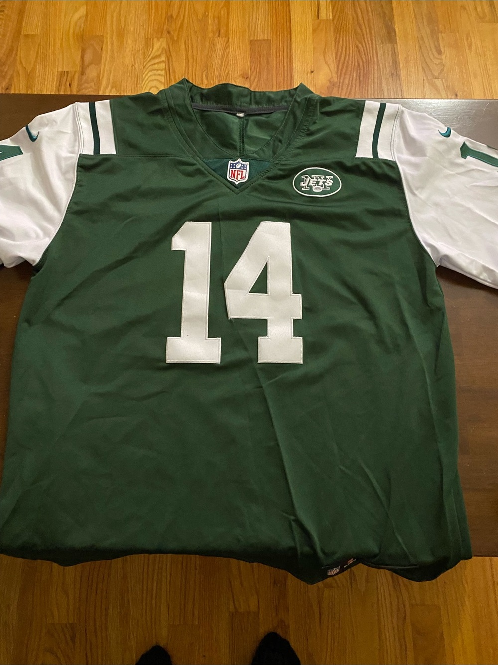 New York Jets #14 Green Football Jersey